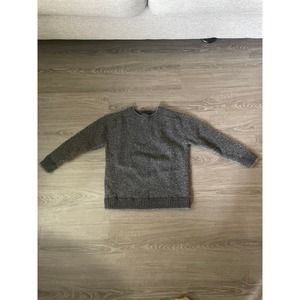 Irelandseye Grey Women's Sweater Long Sleeve 100% Wool